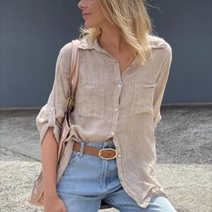 ❌SOLD❌Linen button down shirt